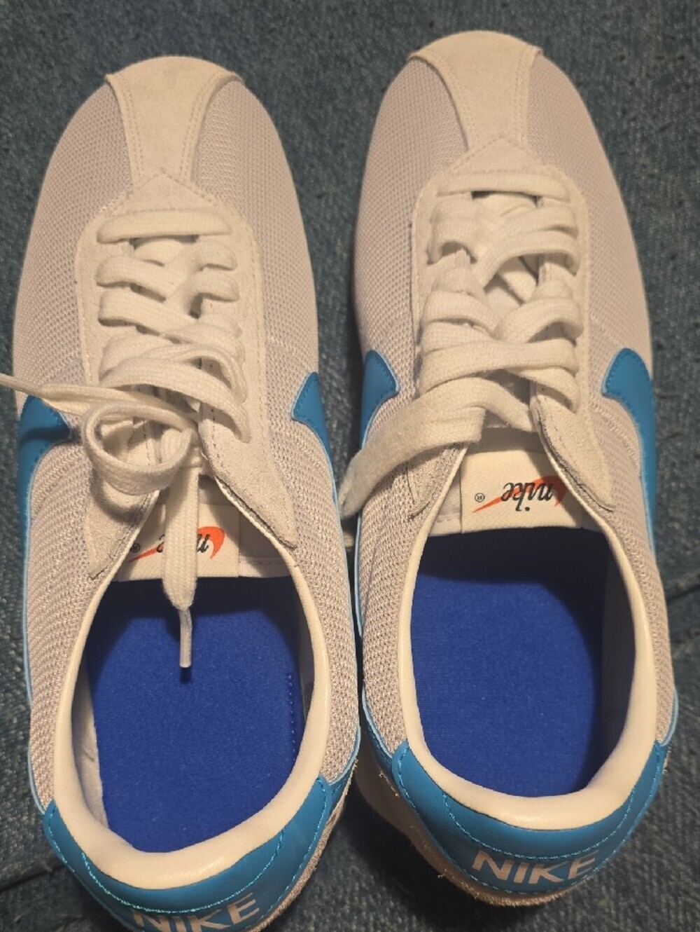 NEW!!! Nike Men's LD-1000 Sneakers,Vast Grey/Sail/Black/Blue Lagoon, Retail $100 - Picture 6 of 12
